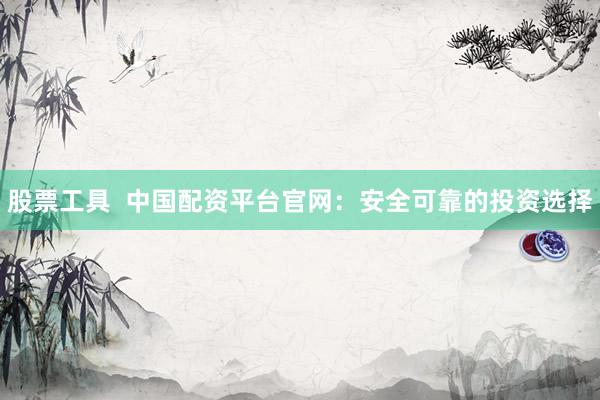 股票工具  中国配资平台官网：安全可靠的投资选择